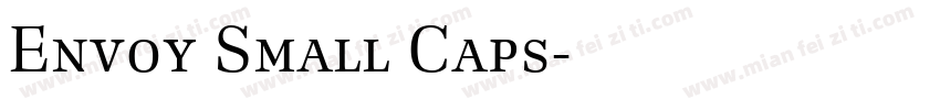 Envoy Small Caps字体转换
